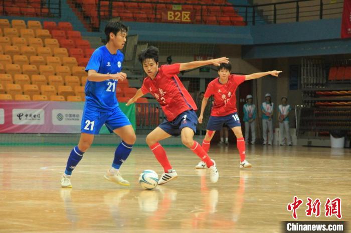 本届全国运动会群众比赛五人制男子组的决赛开